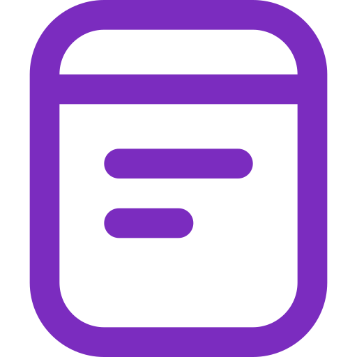 Icône représentant un bloc note